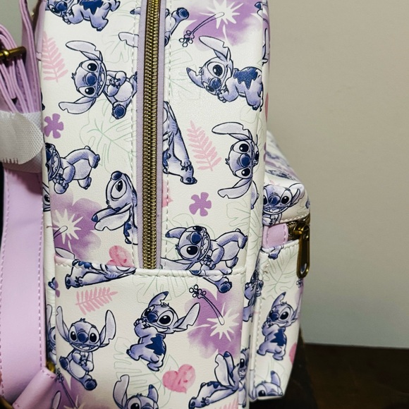 Loungefly Disney Floral Stitch Backpack - Picture 4 of 4
